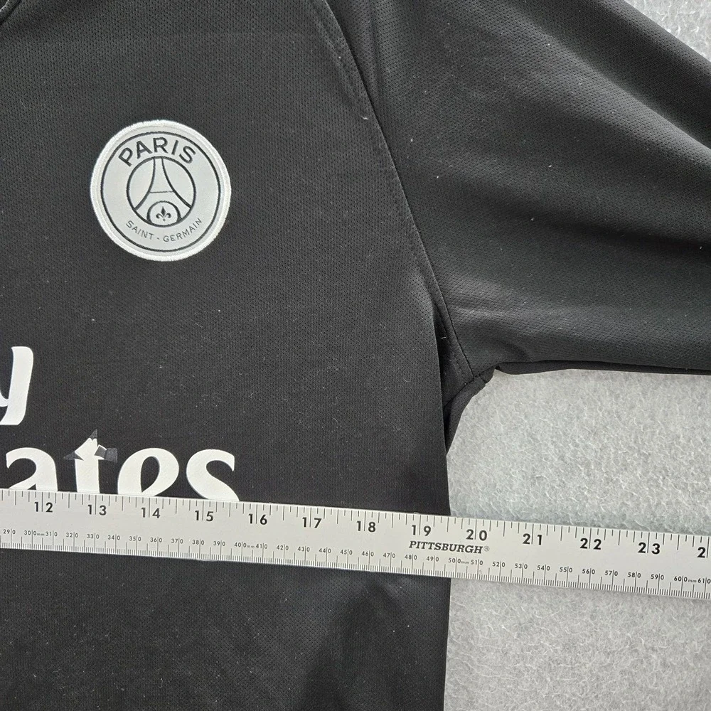 Paris Saint-Germain Men Shirt M Black Jordan Number Logo‎ Activewear Long